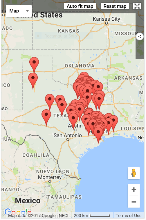 Honey Locator Map - Real Texas Honey